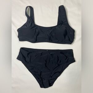 Sporty Black Bikini NWT XL